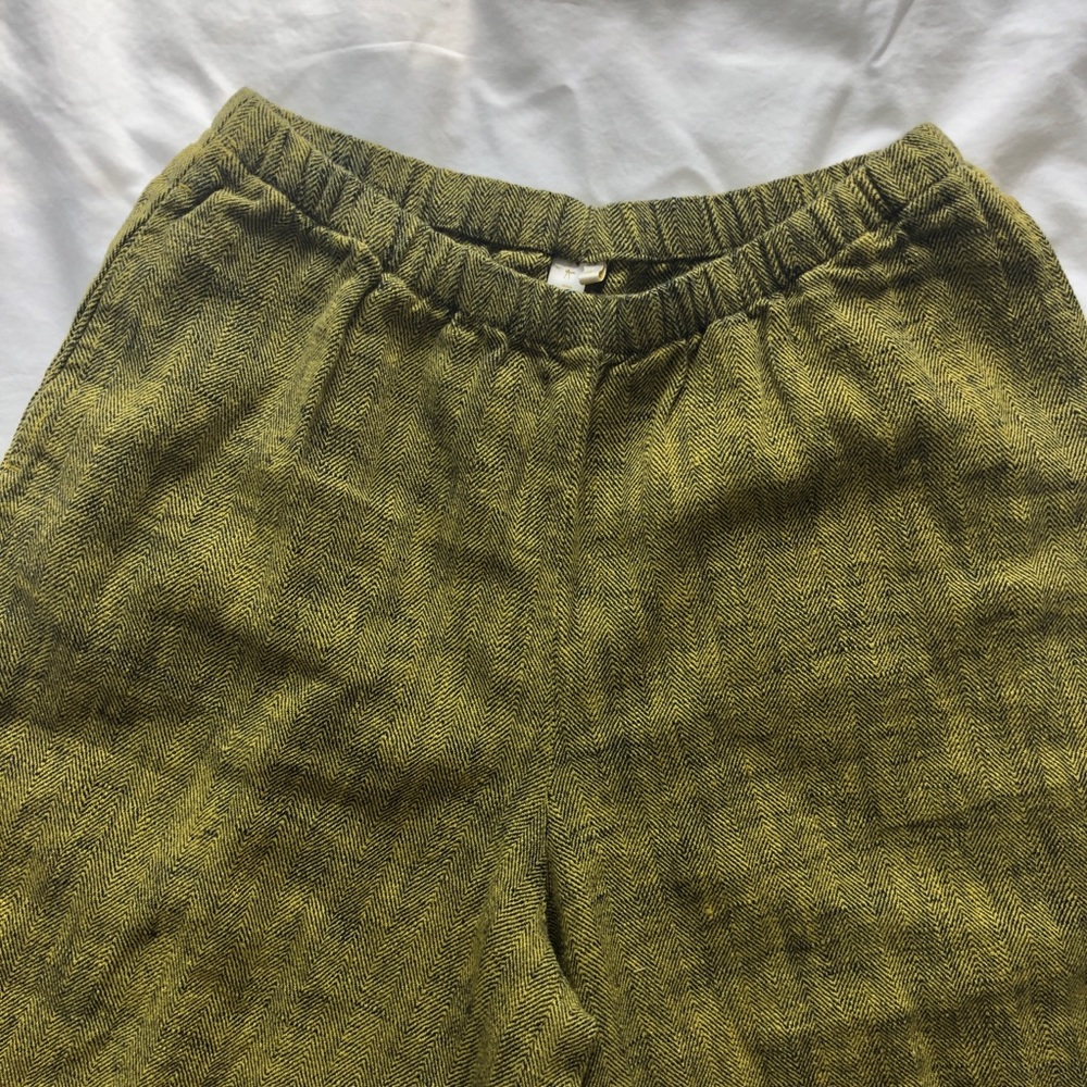 Kleen linen cotton tweed pants S - Picture 3 of 8